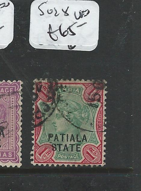 INDIA PATIALA (PP0404B) QV 1R  SG 28  VFU