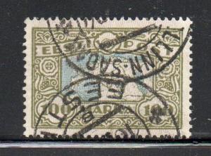 Estonia Sc 78 1923 100m map stamp used