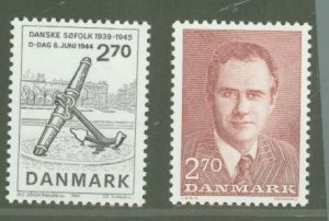 Denmark #757-758  Single (Complete Set)
