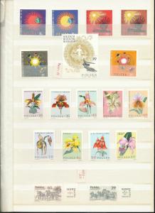 Poland 1965/66 Wildlife Soccer Sport Flowers MNH (Appx 70+Stamps) (KR 484