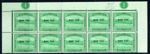 DOMINICA 1918 War Tax overprint on ½d green - 41938