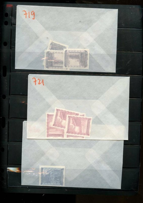 AUSTRIA 6 SCANS MUCH OG NH U/M COLLECTION LOT 1948 COMMEMORATIVES