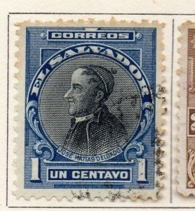 El Salvador 1912 Early Issue Fine Used 1c. 111306