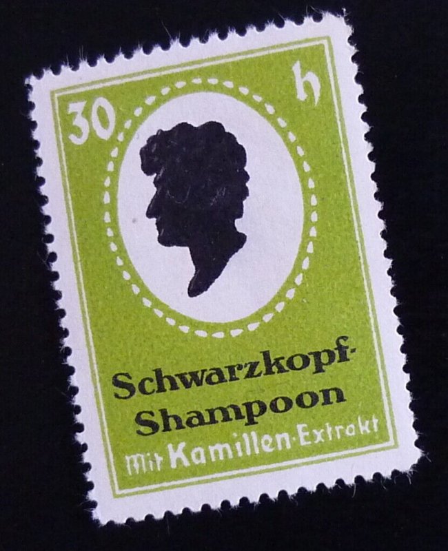 Poster Stamp Cinderella Vignette - US Austria Germany Schwarzkorpf Shampoo O36