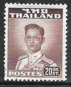 Thailand 285b: 20s King Bhumibol Adulyadej, used, F-VF