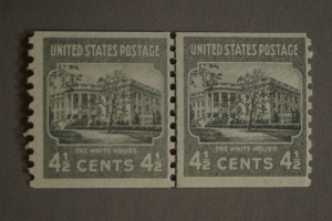 United States #844 Coil Line Pair MNH