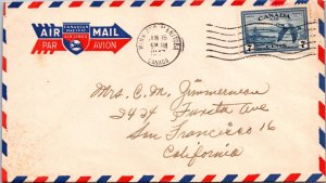 Canada 1947 Airmail - Winnipeg Manitoba - F67147