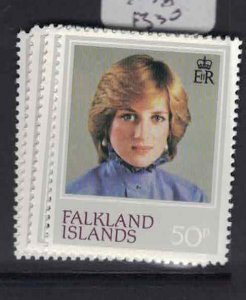 Falkland Islands SC 348-51 MNH (4gym)