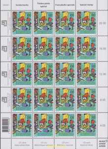 622921 MNH SUIZA 2020 125 AÑOS BIBLIOTECA NACIONAL