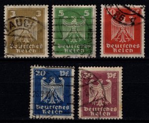 Germany 1924 Imperial Eagle, Part Set to 30pf [Used]