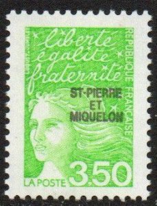St. Pierre & Miquelon Sc #649 MNH