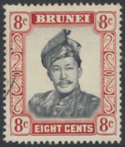 Brunei   Sc#  106ac  Used  wmk upright CV $5.50 see details face & reverse sc...