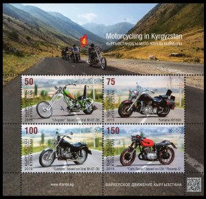 2019 Kyrgyzstan EP136-39/B38 Biker Movement of Kyrgyzstan