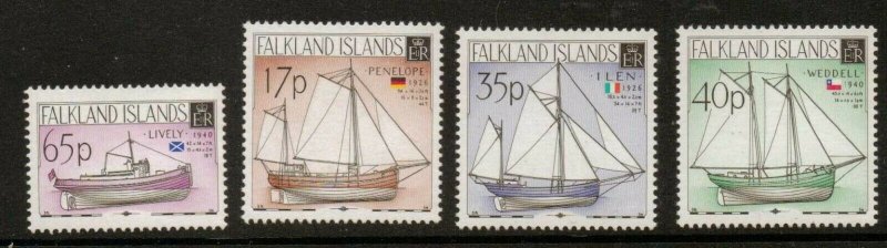 FALKLAND ISLANDS SG819/22 1998 LOCAL VESSELS MNH