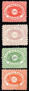 Austria Stamps Private Post Set Of 4