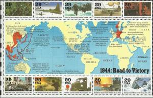 # 2838 MINT NEVER HINGED WORLD WAR 2 EVENTS
