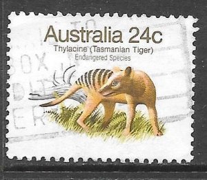 Australia 788: 24c Thylacine (Thylacinus cyanocephalus), used, VF