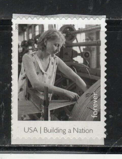 4801K * TEXTILE WORKER ~ BUILDING A NATION *   U.S.  FOREVER Stamp MNH