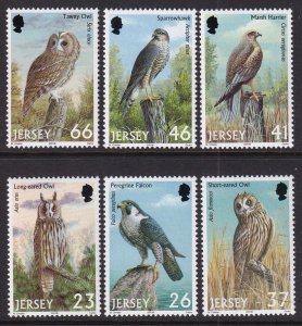 Jersey 996-1001 Birds MNH VF