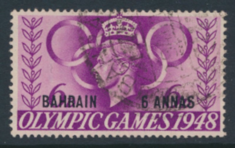 Bahrain SG 65 SC# 66  Used  see scans / details 1948 issue  Olympics 