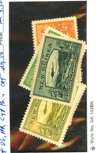 NEW GUINEA C46-9 51-2 MINT FVF OG HR C48 THIN Cat $30