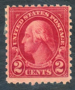 U.S. #583 MINT NO GUM HR