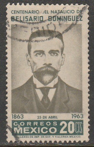 MEXICO 936, Centenary birth of Belisario Dominguez USED. F-VF. (1136)