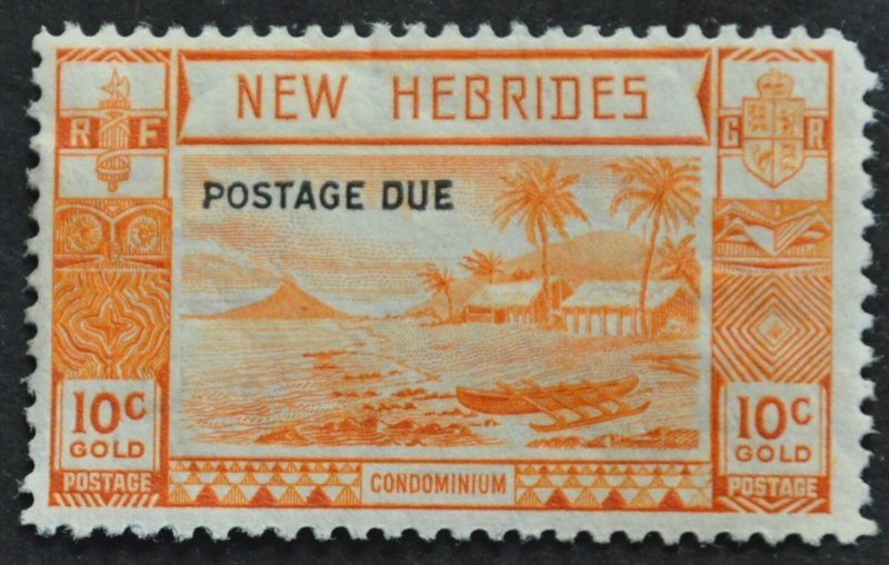 DYNAMITE Stamps: New Hebrides, British Scott #J7 – MINT hr