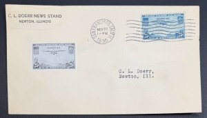 USA, 1935, SC# C20, FDC, China Clipper, Used, F