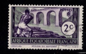 French Equatorial Africa Scott 34 Used