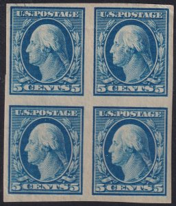 #347 Mint NH, VF, Block of 4 (CV $210+) (CV $50 - ID30472) - Joseph Luft