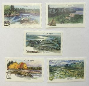 CANADA 1994 #1511-1515 Heritage Rivers - MNH