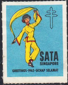 Singapore  1963 TB Seal