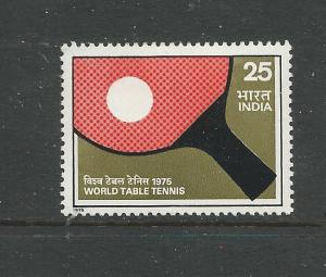 India # 650 Unused Hinged