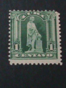 ​CUBA-1899-SC#227-ORIGINAL-STATUE OF COLUMBUS- MH- VERY FINE-125 YEARS OLD