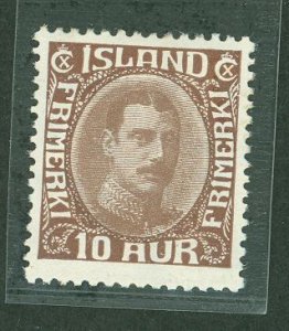 Iceland #181 Unused Single