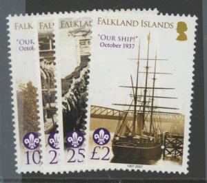 Falkland Islands #937-940 Mint (NH) Single (Complete Set)