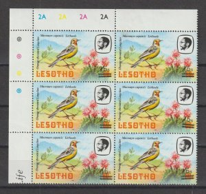 LESOTHO 1986 SG 719 Varieties MNH