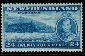 NEWFOUNDLAND SG265c 1937 24c LIGHT BLUE p13½ MTD MINT