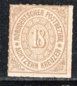 German States North German Confederation Scott # 11, mint nh