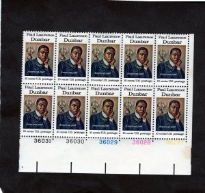 1554 Paul Dunbar, MNH LR-PB/10 (#36027+)