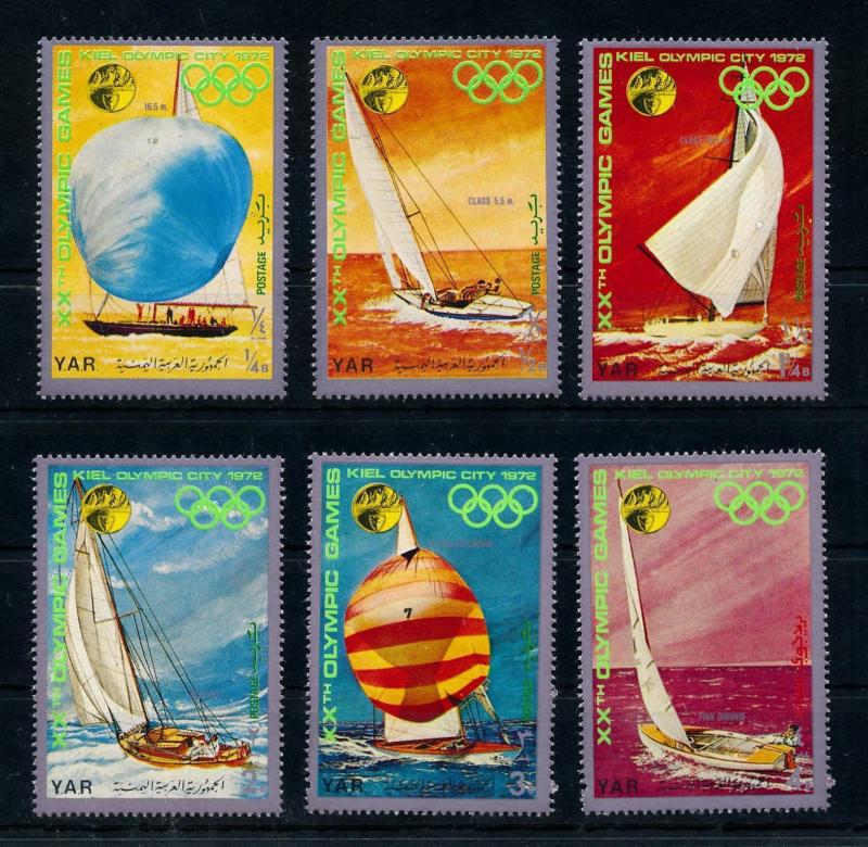 [77715] Yemen YAR 1971 Olympic Games Munich Sailing  MNH