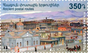 Armenia 2020 MNH** Mi1151 EUROPA old city Gyumri Ancient postal routes PostEurop