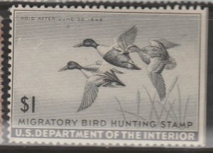 U.S. Scott #RW12 Duck Stamp - Mint Single