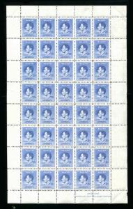 Nauru Stamps 1937 Full Sheets SG44-SG47 Sc 35 - 38 MNH Sheets of 40