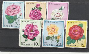 KOREA STAMPS 1979 ROSES FLOWERS MNH POST