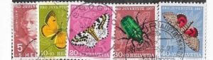 Switzerland #B267-B271 Set complete  (U) $9.10