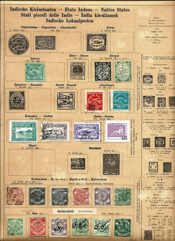 India  /  Ceylon / Philippines   old big  lot   used