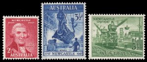 Australia Scott 207-209 (1947) Mint NH VF Complete Set M