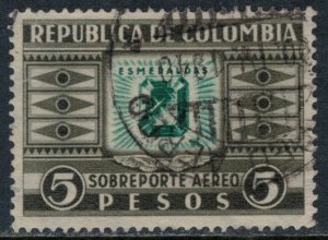 Colombia #C110  CV $21.00